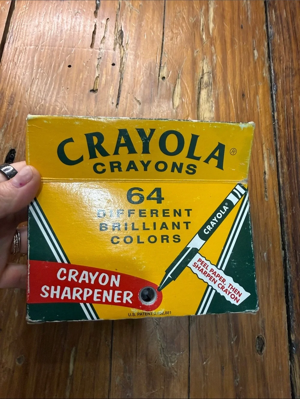 Vintage Crayola 64-Count Crayons limited edition 1958 Box retired colors